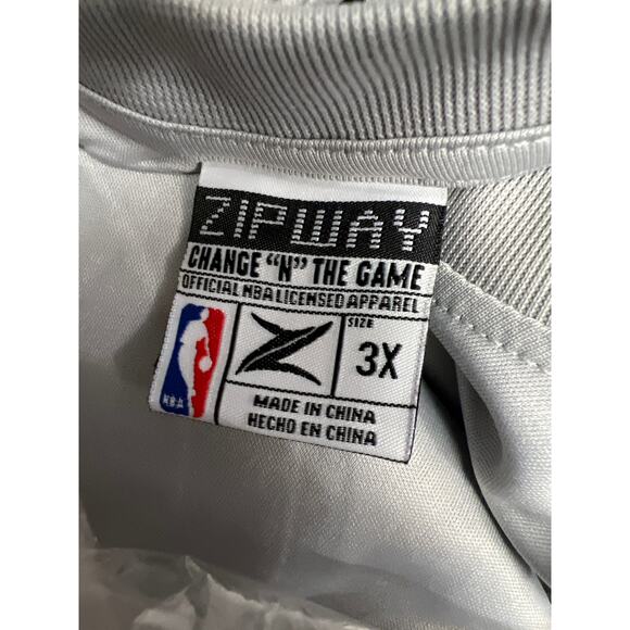 New York Knicks NBA Men ZipWay Change “N” The Game Cut Off Tank Size 3X Gray - Picture 7 of 7